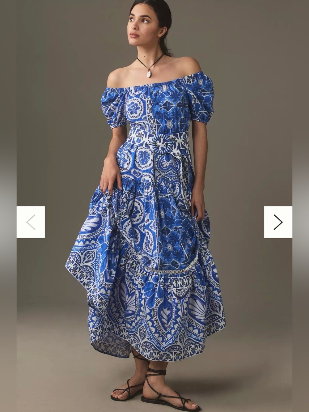 Farm Rio Tile Dream Maxi Dress